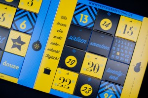 Adventskalender suxxed von klok Werbeagentur Nürnberg Front